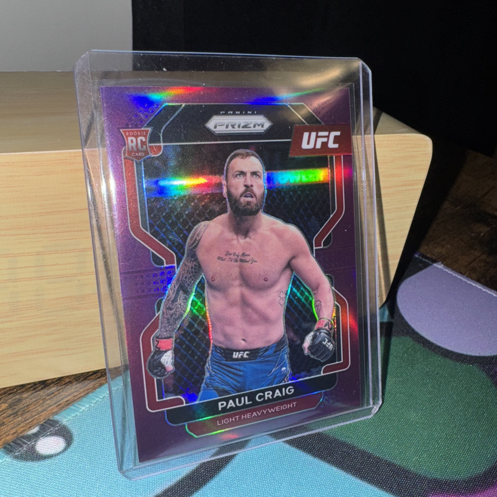 2022 Panini Prizm UFC Purple Prizm 146/149 Paul Craig #170 Rookie RC