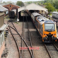 PHOTO  CLASS 99  VOSSLOH 99 005 OF GBRF IN VARIOUS POSES AT BO'NESS   (2)
