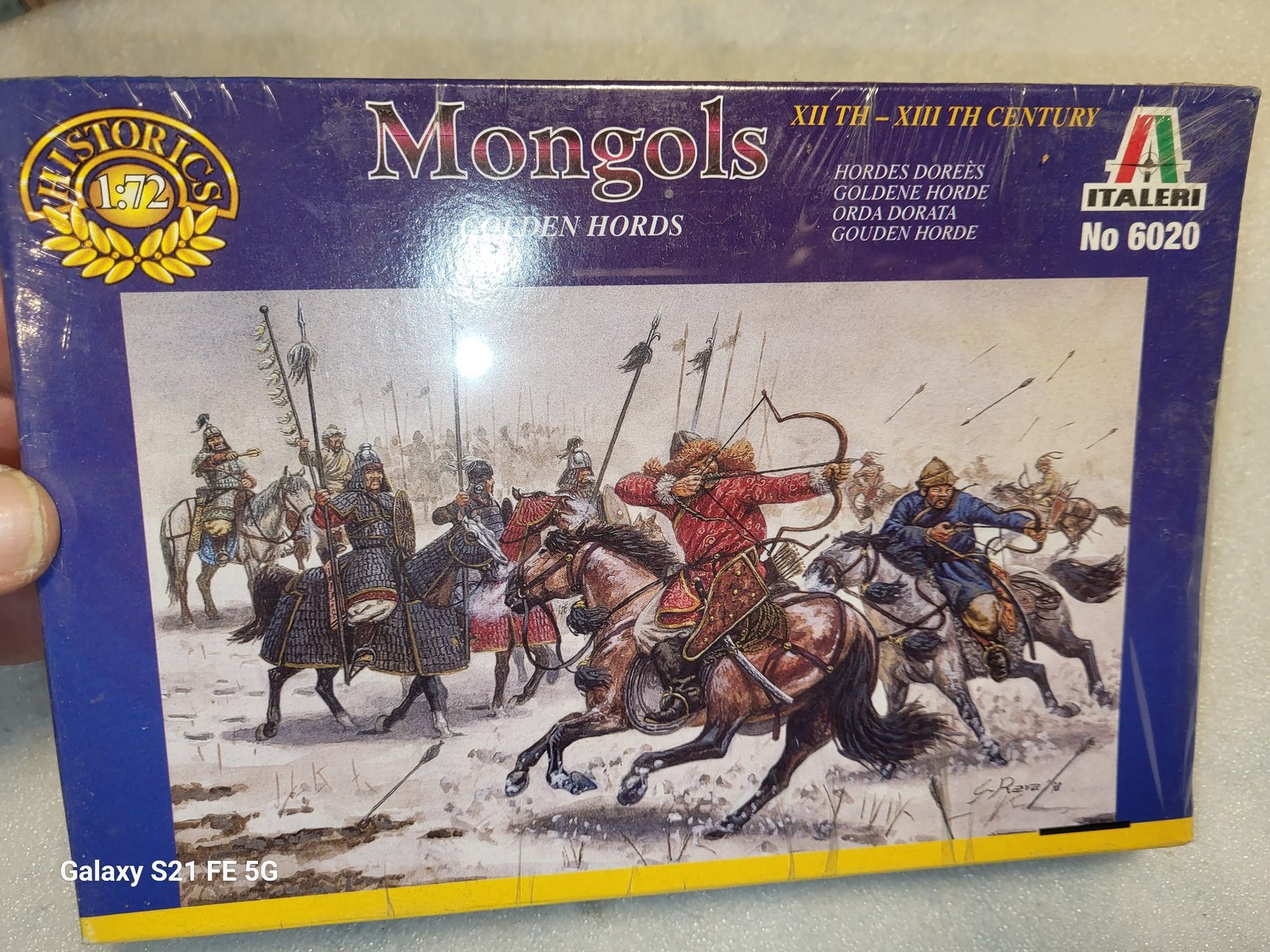 Sealed Italeri Mongols Golden Hords Plastic Figures 1/72 Sca