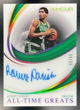 2018-19 Panini Immaculate Robert Parish All Time Greats Auto 82/99 Celtics