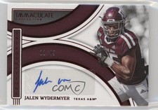 2022 Immaculate Collegiate Introductions Ruby 11/49 Jalen Wydermyer Auto 9r9