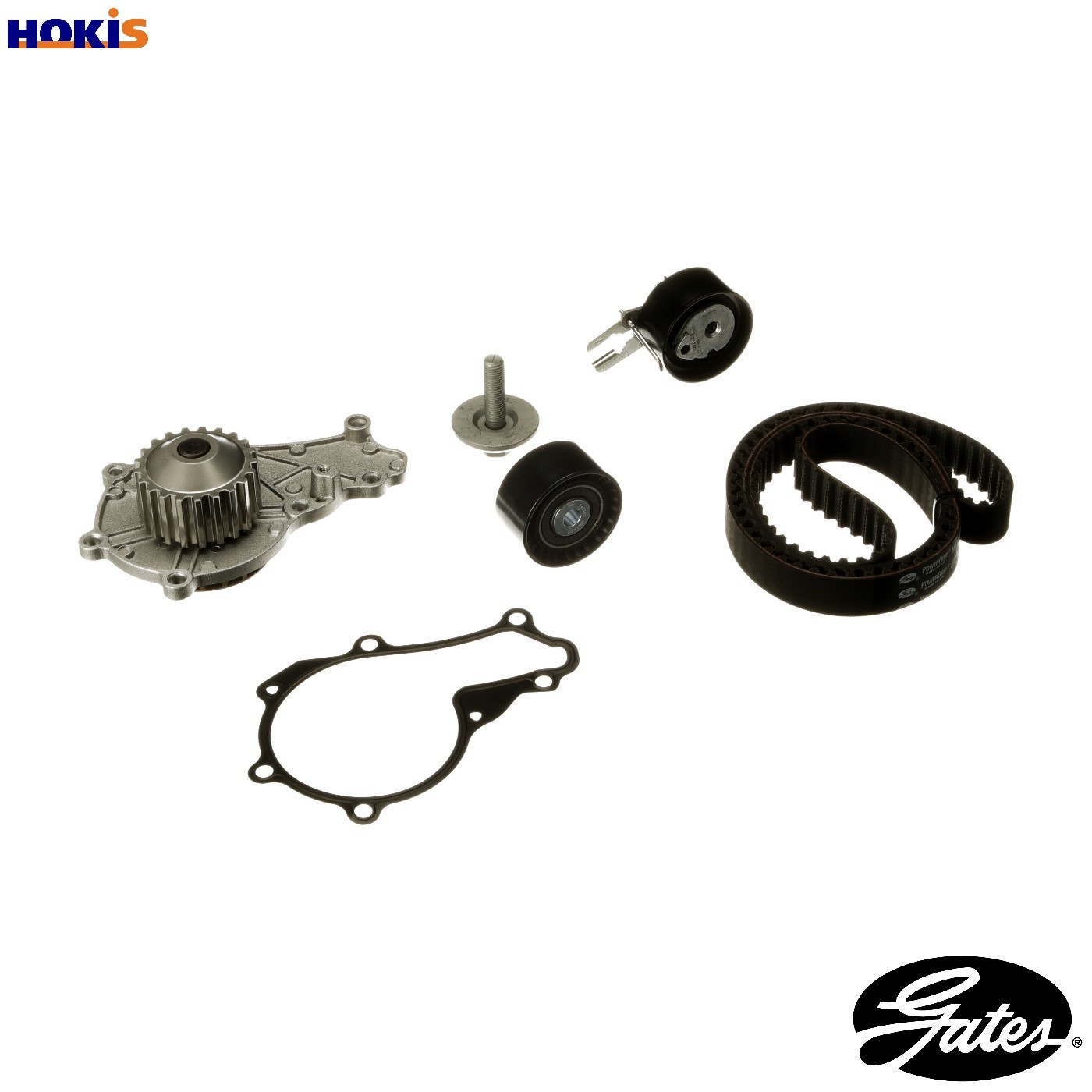Timing Belt & Water Pump Kit fits CITROEN C3 Pluriel 1.4D 04 to 11 Set Gates New - Image 21