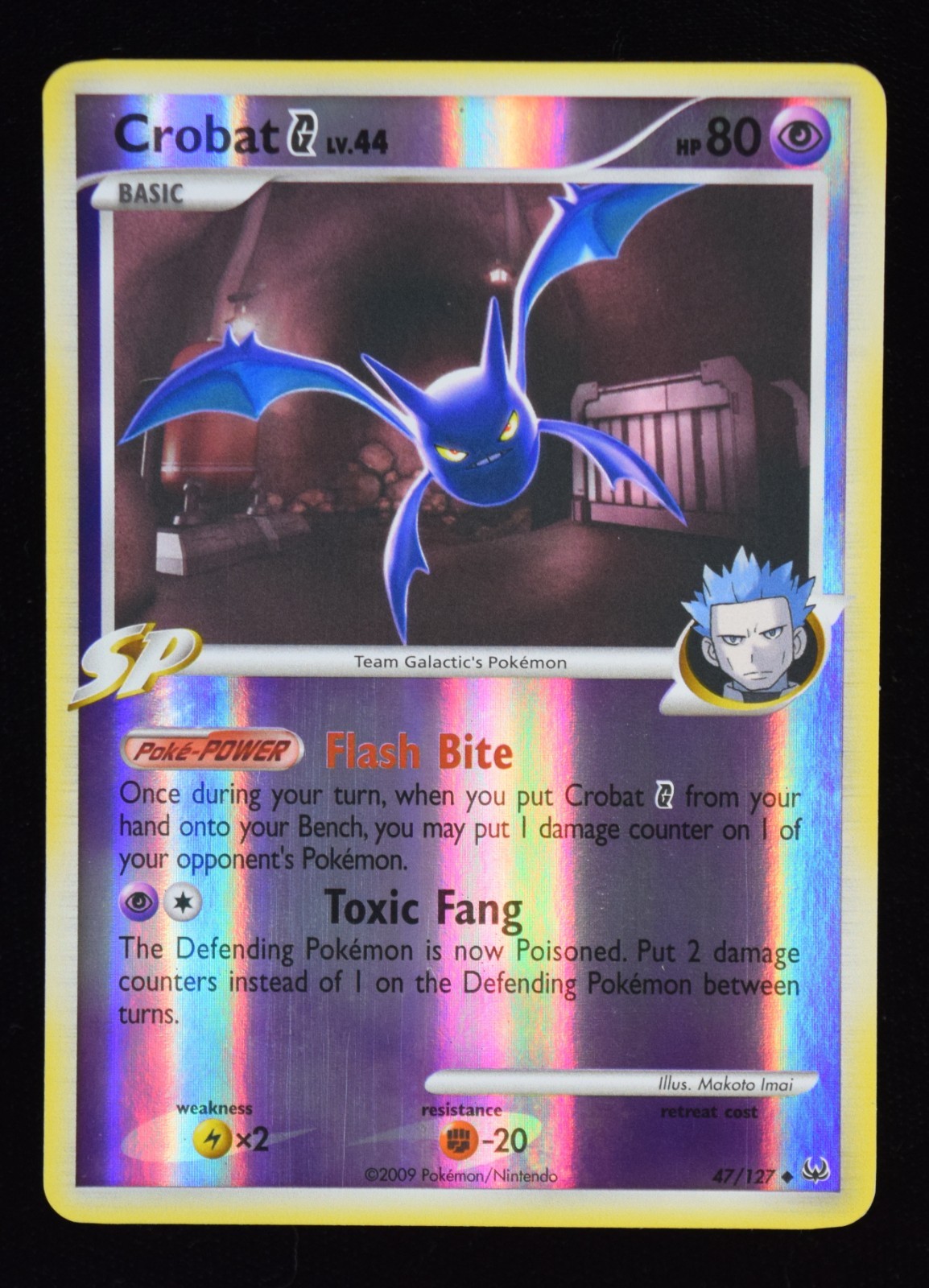 Crobat G Reverse Holo - 47/127 - Platinum - Pokemon Card