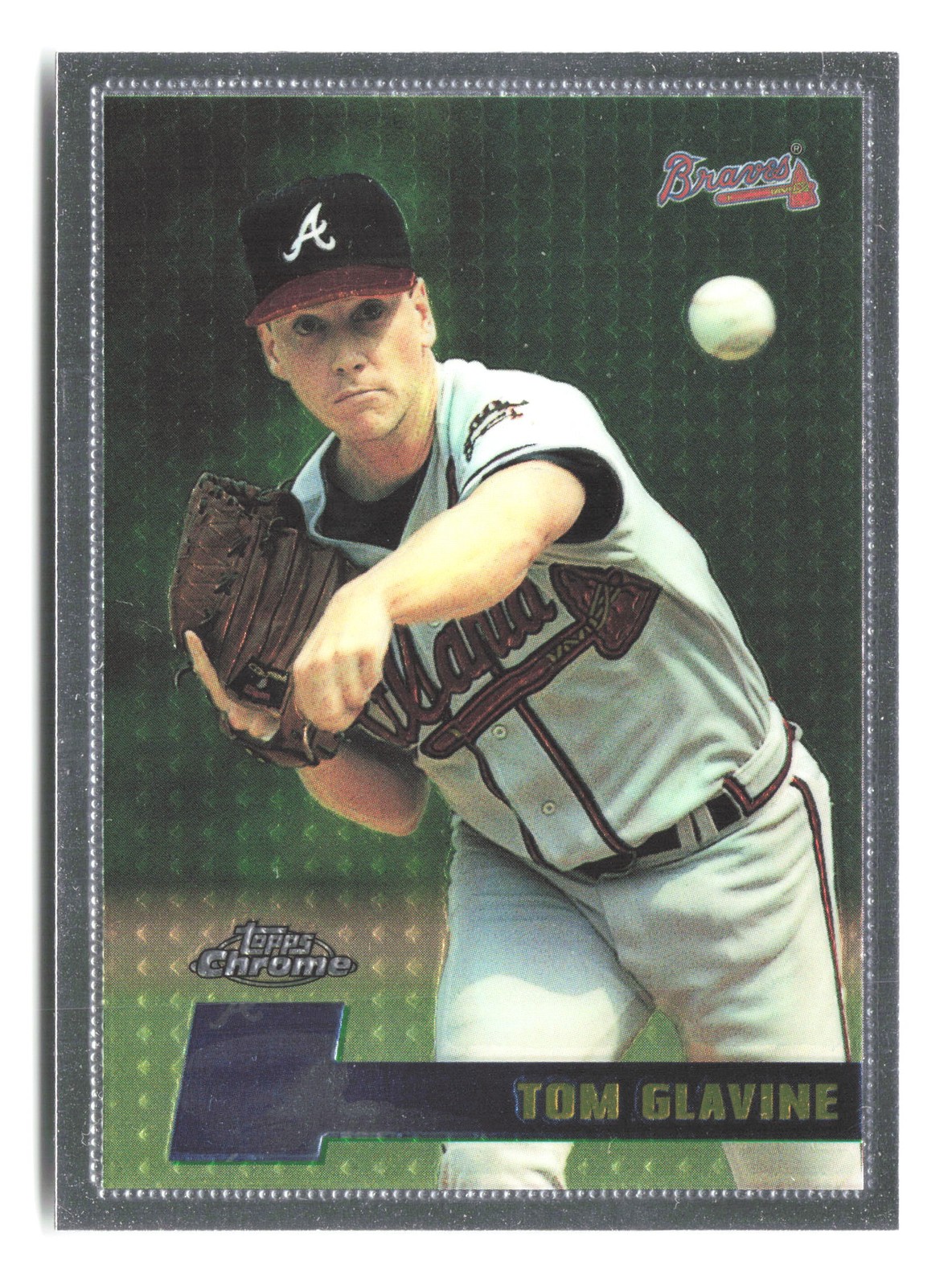 1996 Topps Chrome #105 Tom Glavine