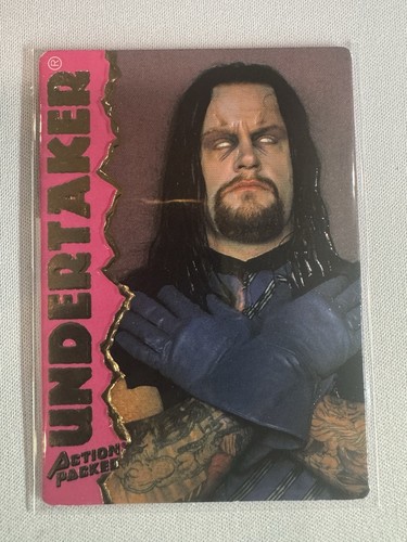 Undertaker #2 1995 Action Packed WWF card