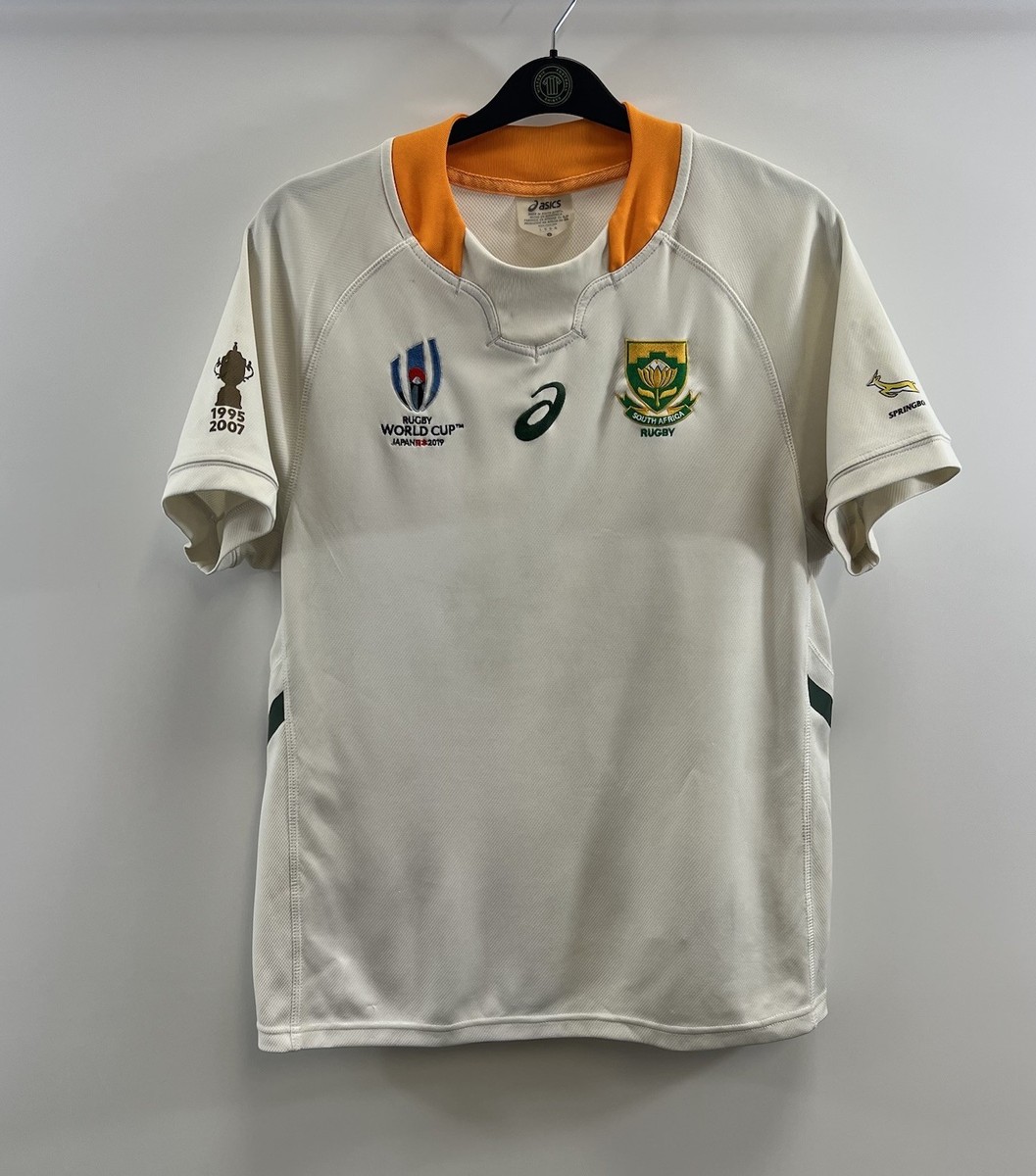 South Africa World Cup 2019 Away Rugby Shirt Adults Large Asics