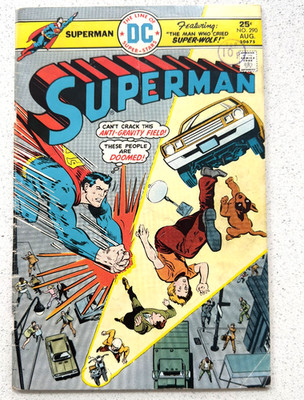 Superman #290 DC Comics August 1975 Bronze Age US Edition 25c Cover