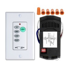 Universal UC9050T Ceiling Fan Wall Remote Control Kits with Adjustable 3 Spee...