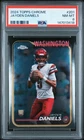 2024 TOPPS CHROME #201 JAYDEN DANIELS ROOKIE RC PSA 8