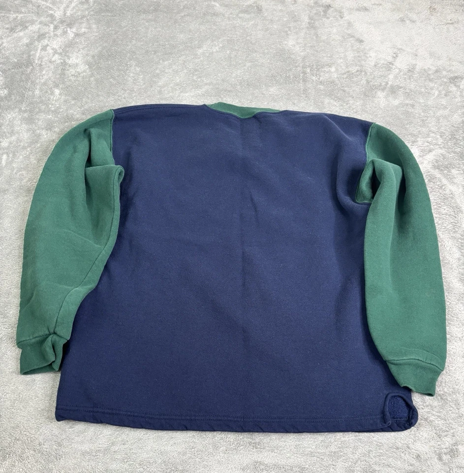 Vintage 90s Russell Athletic Pullover Sweatshirt Boys Size Large Blue  - Image 2 of 4