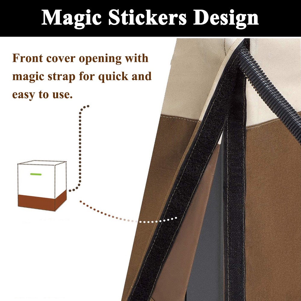 Heavy Duty Air Conditioner Cover Central AC Outdoor Waterproof Snow UV Protector