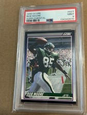 Rob Moore 1990 Score Supplemental #62T  Rookie Card  New York Jets  PSA 9. rookie card picture