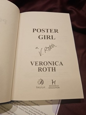 POSTER GIRL Veronica Roth FAIRYLOOT Exclusive 1st edition 1st