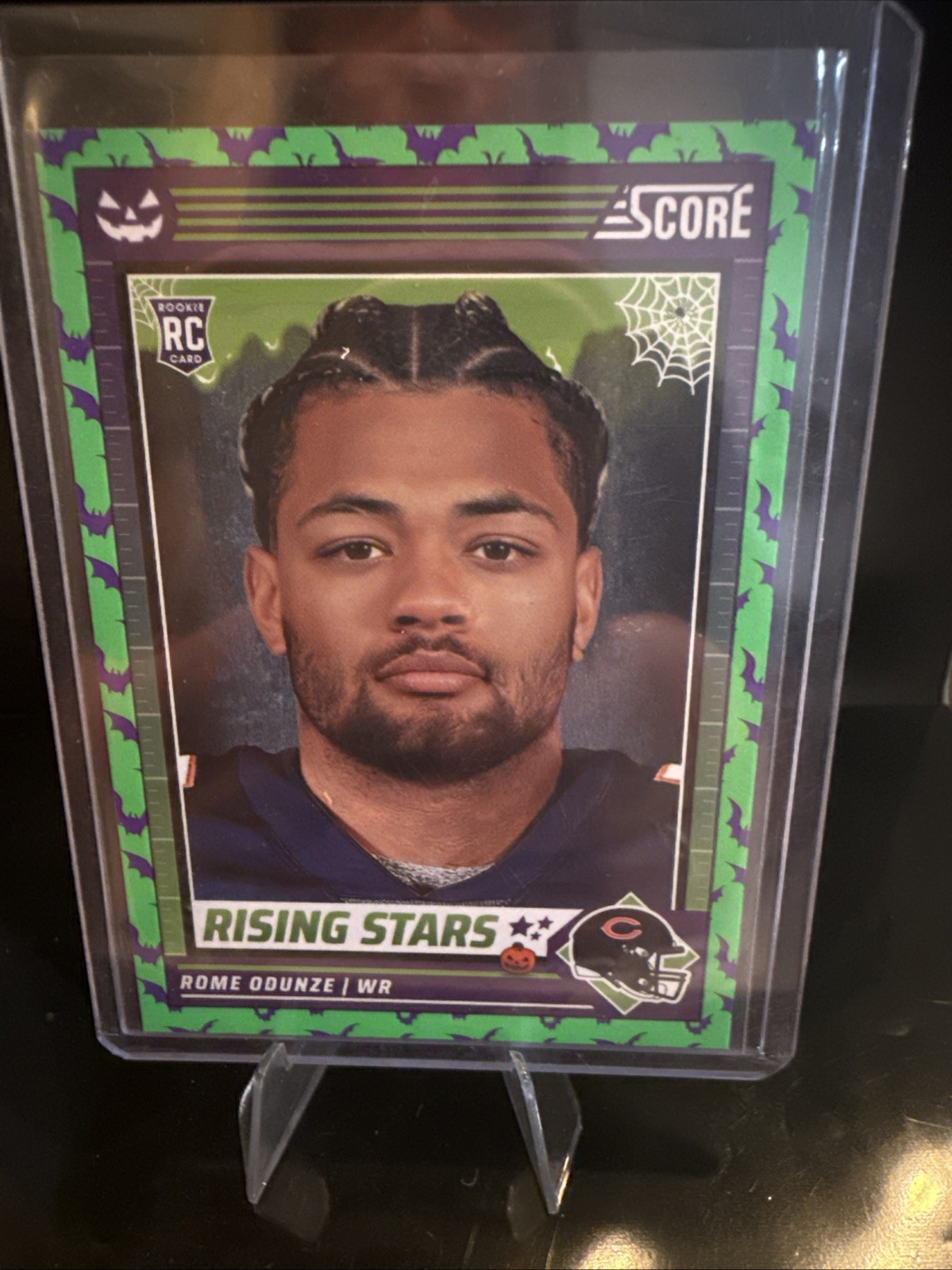 2024 Panini Score-A-Treat Green Bats Rising Stars Rome Odunze #44 RC Bears