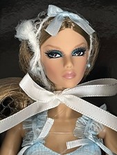 JHDFASHIONDOLLS VD2503  MIZI VALLEY OF THE DOLLS GIRLS' NIGHT: BLUE NIGHTGOWN