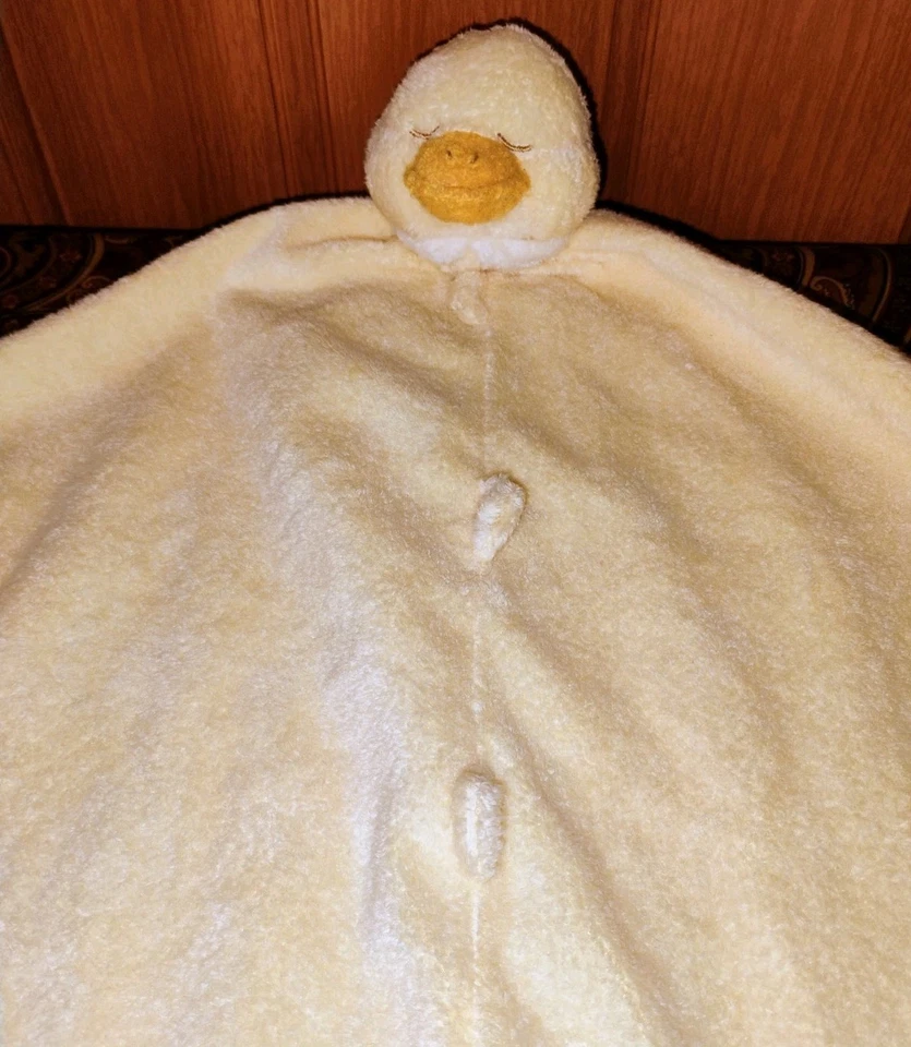 ANGEL DEAR Duck Baby Security Blanket Lovey Yellow 16" Soft Plush Duckies  (E - Image 2 of 4