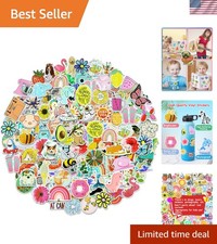 600 Cute Aesthetic Water Bottle Stickers for Kids, Classroom Rewards