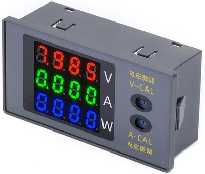 Digitaler Stromzähler 3-in-1, 0-100V 10A 1000W, Voltmeter Amperemeter