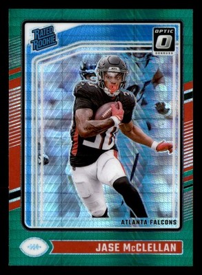 2024 Donruss Optic #243 Jase McClellan Green Hyper