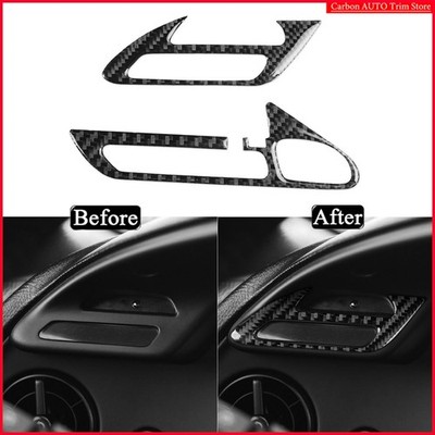 For Toyota Supra A80 MK4 1993-99 Real Carbon Fiber Dashboard Side Panel Trim