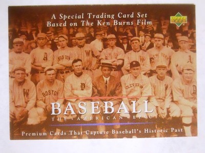 1994 Upper Deck - The American Epic Ken Burns Baseball - You Pick Player