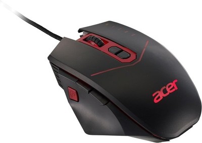 Acer Nitro Gaming Maus (4.200 DPI, anpassbar mit Vier Stufen und acht Tasten