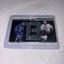 2023-24 UD Tim Hortons Linked by Numbers MATS SUNDIN-TEEMU SELANNE Card #LN-6