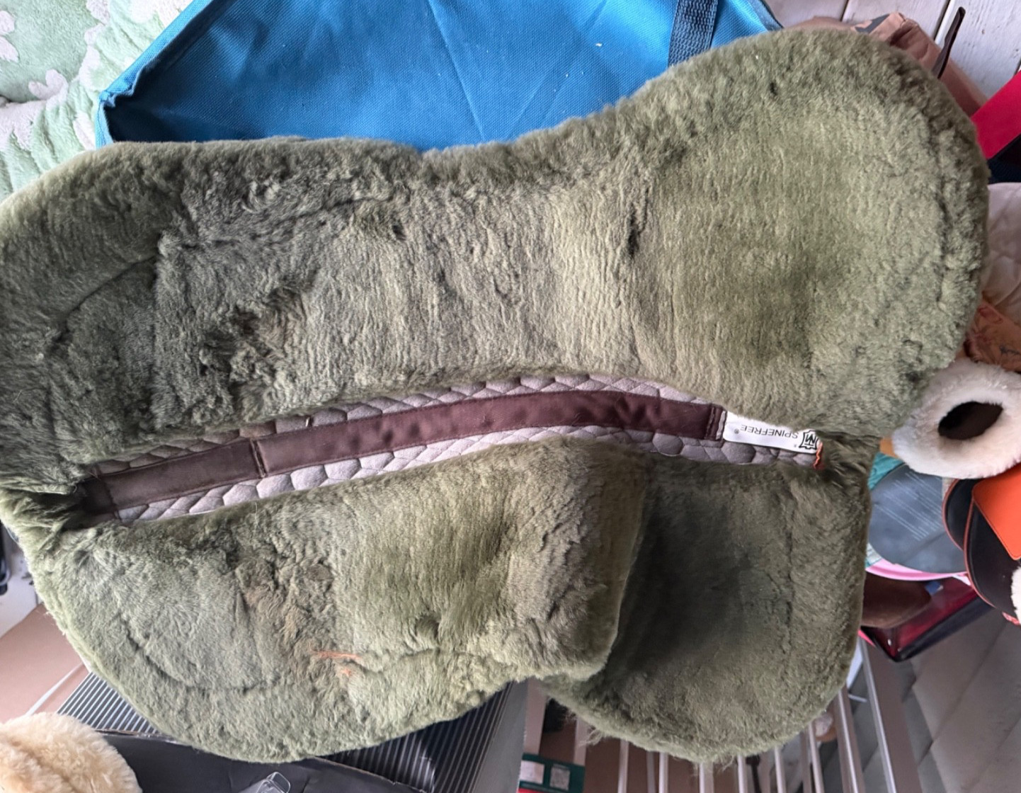 E.A. Mattes Hunter  Wool Half Pad with Front & Rear Trim Custom Color Large New