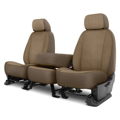 For Ford Excursion 00-01 Dash Designs Cool Mesh 1st Row Tan Custom Seat Covers