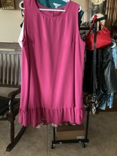 Shein Women's 3XL Pink Sleeveless Sundress,knee Length
