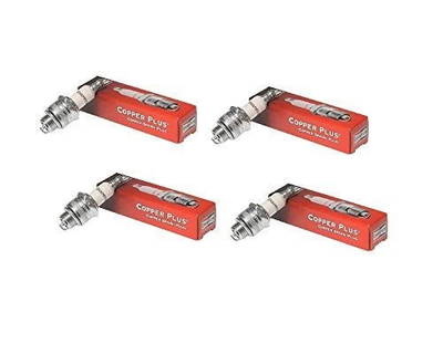 #ad 4 PACK OF NEW GENUINE OEM CHAMPION PART # RJ19LM SPARK PLUG; SET OF FOUR PLUGS $15.26