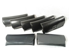 Black Leatherette Eyeglasses Case with Magnetic Snap Closure Lot of 7