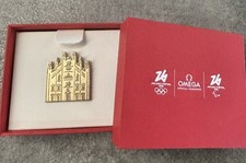 Milano Cortina 2026 Olympics Official OMEGA Sponsor Pin. Exclusive!