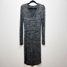 Wilfred Free Space Dye Feminine Old Money Quiet Luxury Womens Midi Dress Medium 