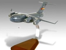 Boeing C-17 March Desk Wood Airplane New Model Small Scale 1/144