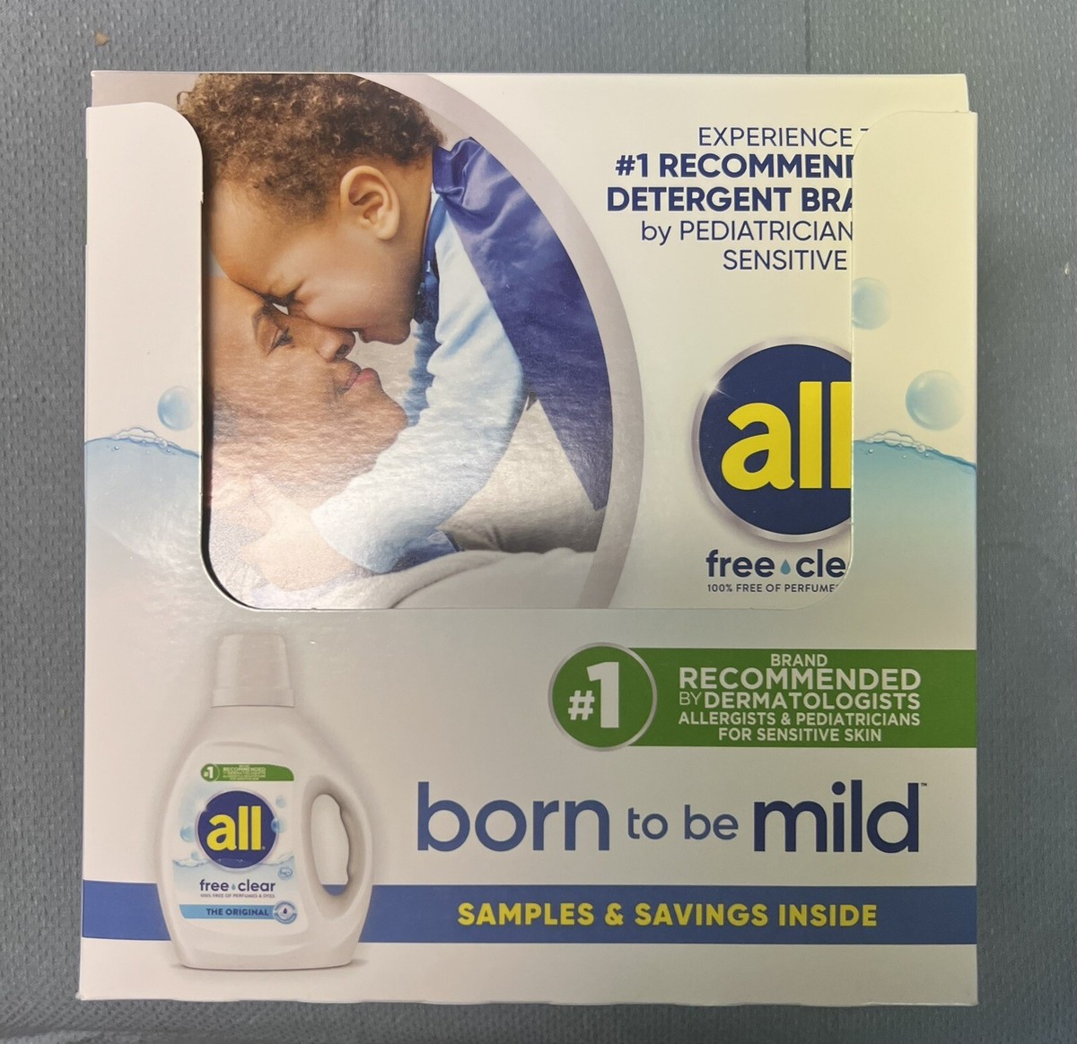 ALL Free and Clear laundry detergent 1 load 1.78 oz travel