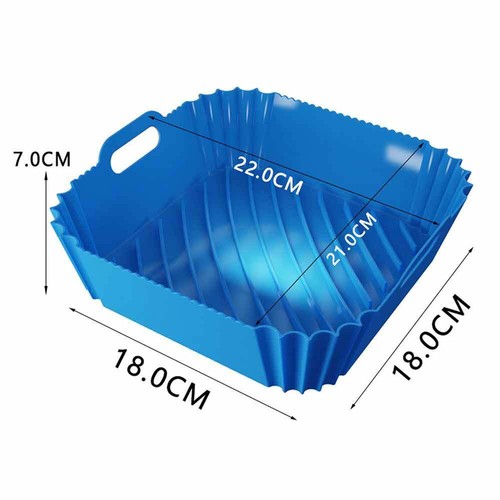Air Fryer Silicone Pot Air Fryer Basket Liner Non-Stick Reusable Baking Tray - Picture 5 of 16