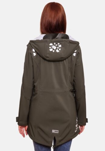 Marikoo Damen Softshell Outdoor Jacke Übergangs Funktions Regen Mantel Ulissaa - Bild 11 von 74