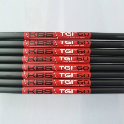 Lot De 8 Tiges De Fer KBS TGI Tour Graphite, Flex Rigide 80g, 41 Pouces, Tip .370 – Neuves