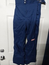 Vtg Spyder Japan Entrant Nylon Stretch Blue Ankle Zip Ski Pant Size L Reg