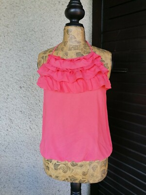 Bretelles Top Froufrou Femme Top Débardeur, Orange Froufrou Zara L