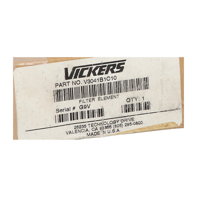 Vickers V3041B1C10 Hydraulic Filter New NFP Sealed