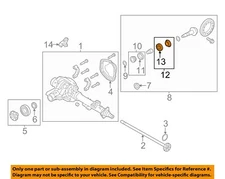 FORD OEM 11-24 F-250 Super Duty Axle Housing-Inner Bearing BC3Z4630A