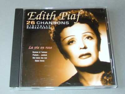 Edith PIAF (CD) La Vie en Rose.  26 Songs DIGITALLY REMASTERED