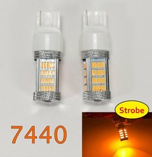 Strobe Amber Rear Turn Signal Lights T20 7440 7441 992 W21w 92 Led Bulb A1 Lax