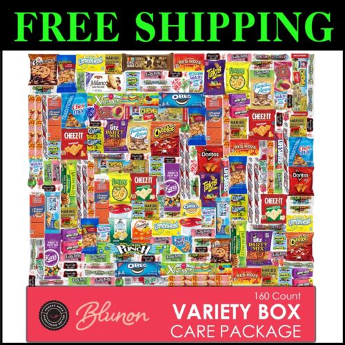 Convenient 160-Piece Snack Variety Pack - Perfect for Parties and Care Packages