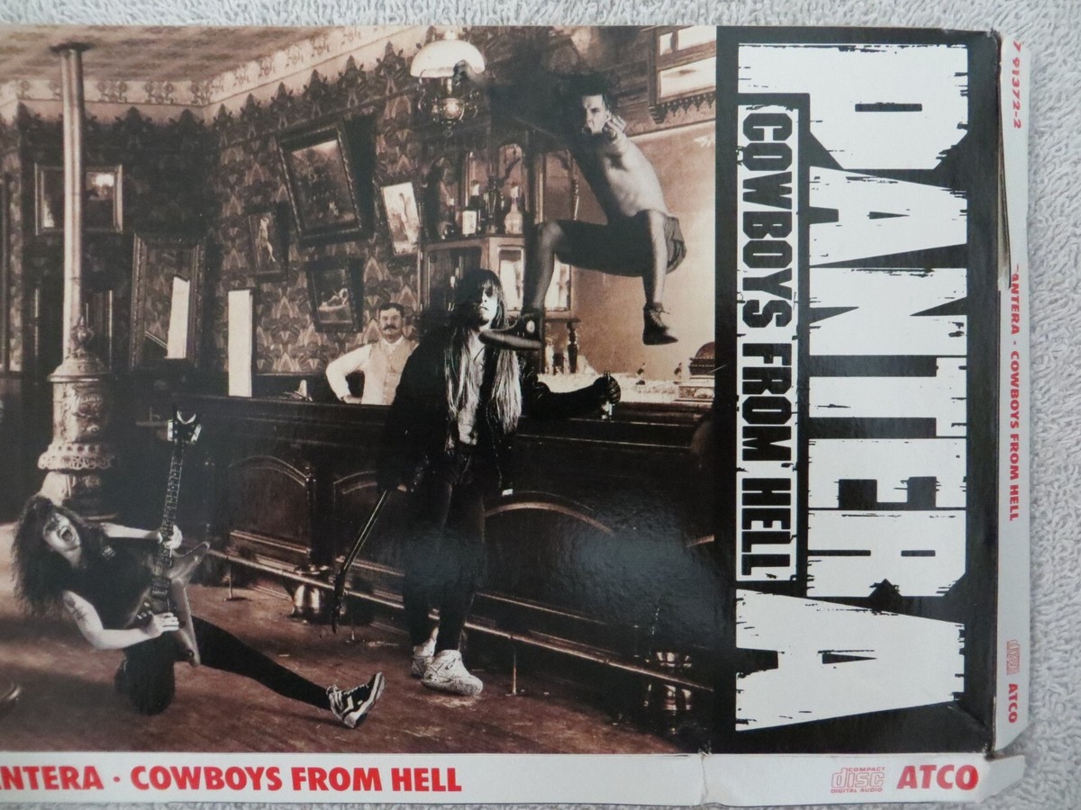 Original Longbox from PANTERA - COWBOYS FROM HELL (Box only--NO CD 