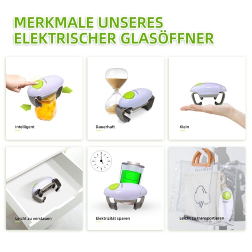 Automatic Bottle Opener One Touch Electric Can Opener Kitchen Gadget Jar Openers eBay