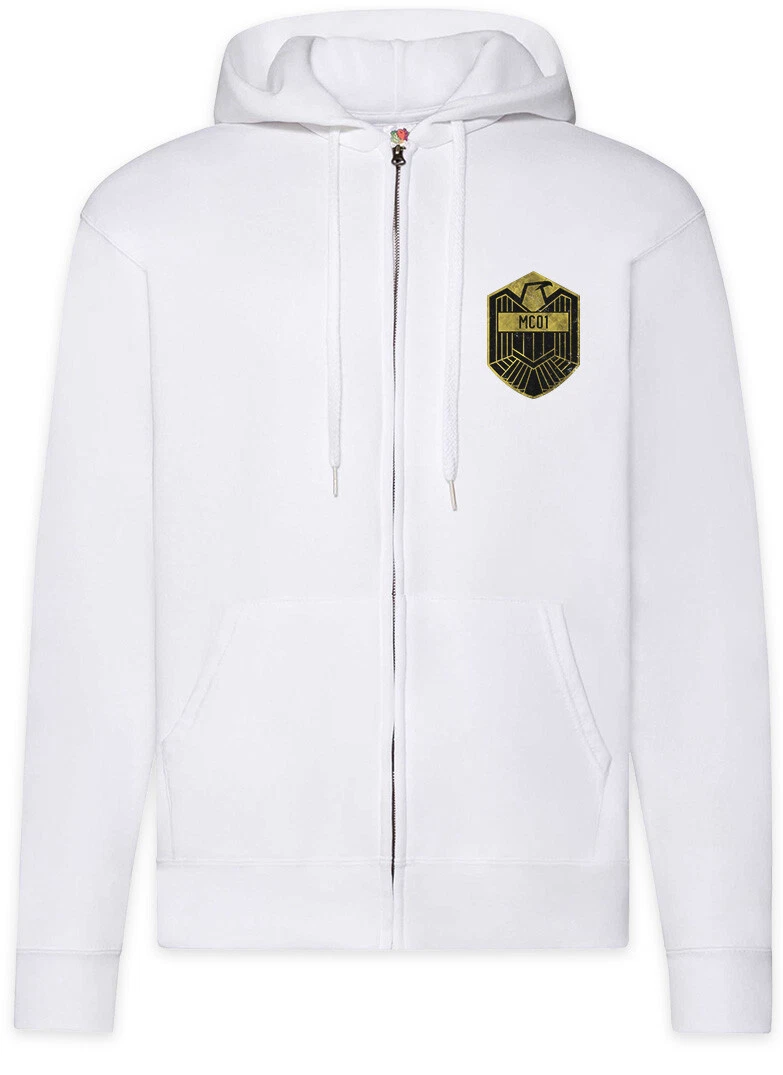 Justice Department Logo II Zipper Hoodie Judge One Comic Mega Dredd City Eagle