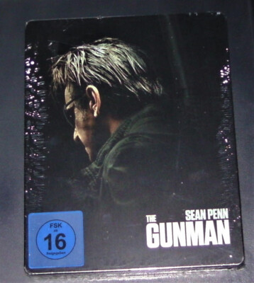 THE GUNMAN UNCUT MIT SEAN PENN LIMITIERTE STELBOOK EDITION BLU RAY NEU & OVP